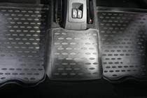 Lada Largus 2012- Rubber floor mats interior (5 pcs, Novline) 7 seats photo 3