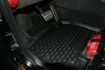 Mercedes G class W463 1990-2018 Rubber floor mats (4 pcs, Novline) photo 2