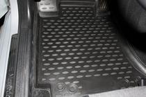 Mercedes C-class W204 2007-2015 Rubber floor mats (4 pcs, Novline) photo 2