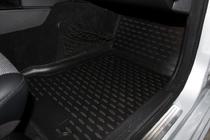Mercedes C-class W204 2007-2015 Rubber floor mats (4 pcs, Novline) photo 4