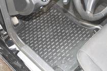 Mercedes C-class W204 2007-2015 Rubber floor mats (4 pcs, Novline) photo 5