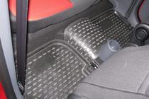 Mitsubishi Colt 2004-2012 (2009↗) Rubber floor mats (4 pcs, Novline) 5D photo 2