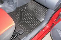 Mitsubishi Colt 2004-2012 (2009↗) Rubber floor mats (4 pcs, Novline) 5D photo 3