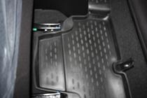 Mitsubishi L200 2006-2015 (2010-2015) Rubber Floor Mats (4 pcs, Novline) 2D photo 3