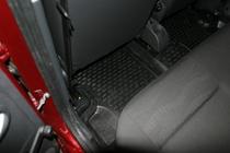 Renault Sandero 2007-2013 Rubber floor mats (4 pcs, Novline) photo 2