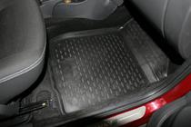 Renault Sandero 2007-2013 Rubber floor mats (4 pcs, Novline) photo 3