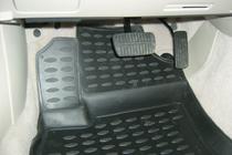 Subaru Outback 2005-2009 Rubber floor mats (4 pcs, Novline) photo 2