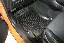 Subaru XV 2011-2017 Rubber floor mats (4 pcs, Novline) photo 2