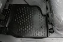Toyota Hilux 2006-2015 (2008↗) Rubber floor mats (4 pcs, Novline) photo 2