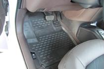 Toyota IQ 2008-2015 Rubber floor mats (4 pcs, Novline) photo 2