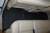 Toyota Land Cruiser 100 1998-2007 Rubber Floor Mats Interior (3 pcs, Novline) photo 3