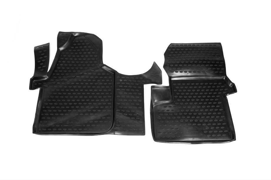 Mercedes Sprinter W906 2006–2018 Rubber Floor Mats Interior (2 pcs, Novline) Photo 2