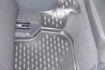 Volkswagen EOS 2006-2011 Rubber floor mats (4 pcs, Novline) photo 2