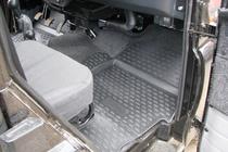 UAZ 3151 1985–2003 (Hunter) Rubber Floor Mats (3 pcs, Novline) photo 4