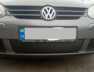 Volkswagen Golf 5 2003-2009 Winter grille cover (HB) Glossy photo 2