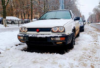 Volkswagen Golf 3 1991-2001 Winter cover for grille Matte photo 1