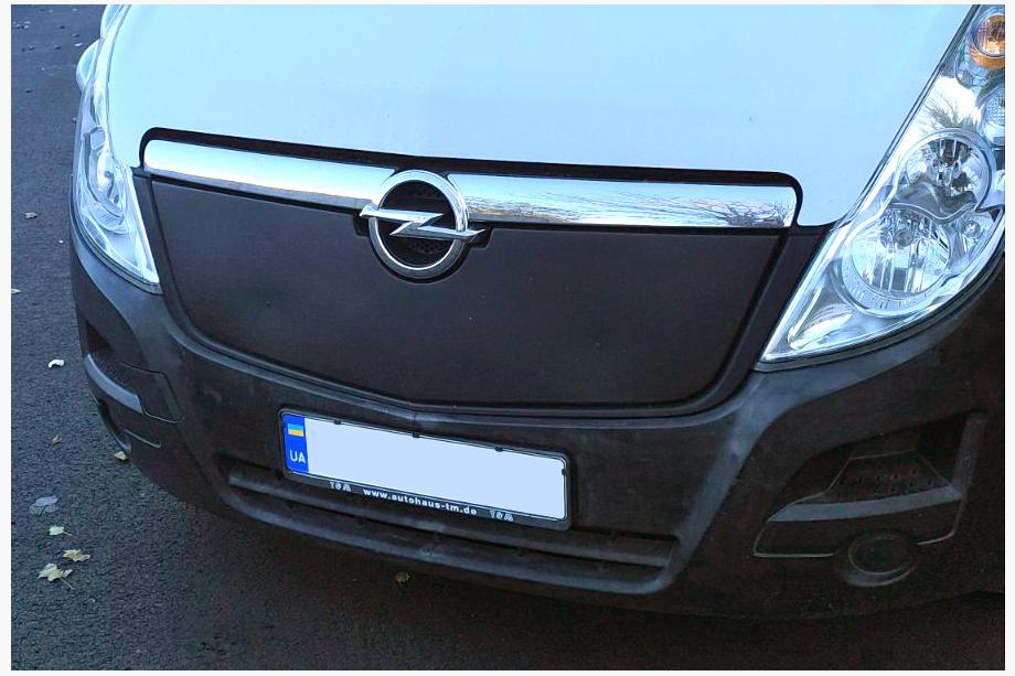 Opel Movano 2010-2021 Winter cover for grille Photo 2