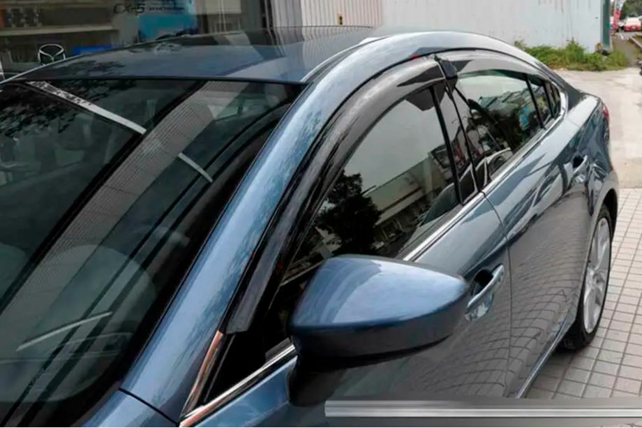 Mazda 6 2008-2012 Window Deflectors (4 pcs, HIC) Image