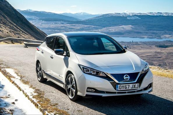 The second generation electric car Nissan Leaf