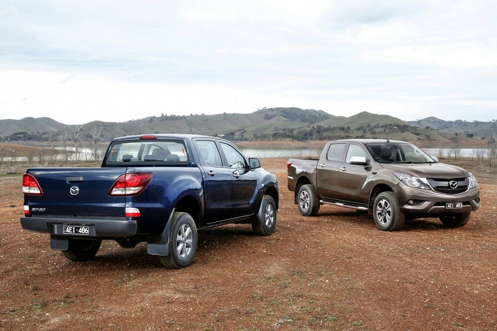 Mid-size body-on-frame pickup truck Mazda BT-50