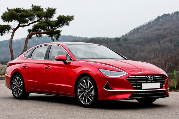 Sedan Hyundai Sonata eighth generation