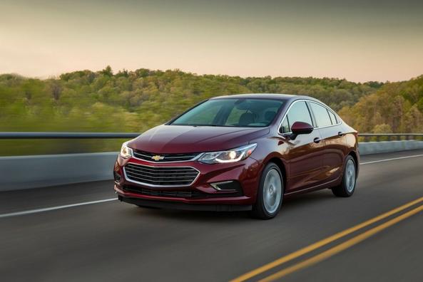 Compact sedan Chevrolet Cruze second generation