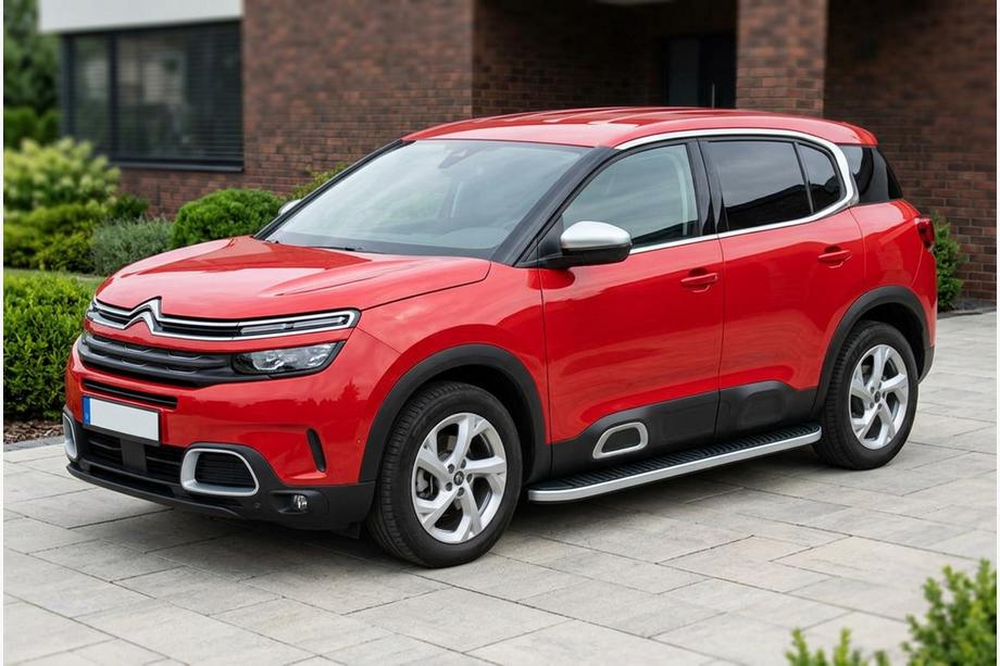 Citroen C5 Aircross 2017-2025 Side Steps Tayga Grey (2 pcs, Aluminum) Image