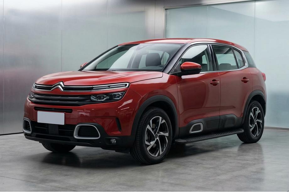 Citroen C5 Aircross 2017-2025 Side Steps Tayga Black (2 pcs, Aluminum) Image
