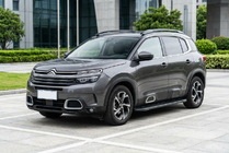 Citroen C5 Aircross 2017-2025 Side Steps Bosphore Black (2 pcs, Aluminum) photo 1