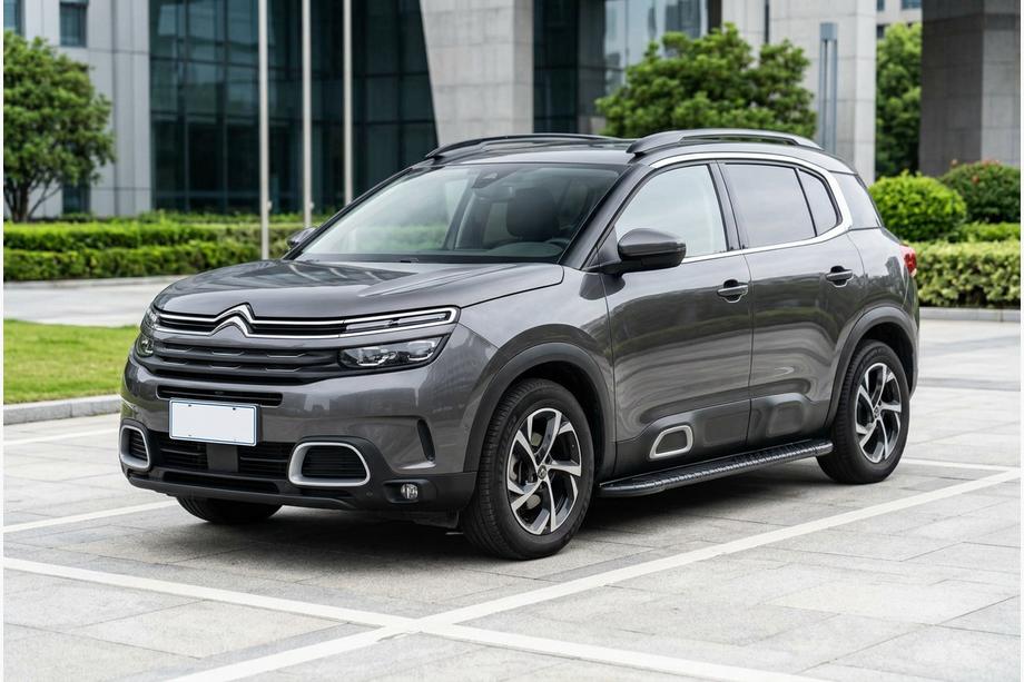 Citroen C5 Aircross 2017-2025 Side Steps Bosphore Black (2 pcs, Aluminum) Image