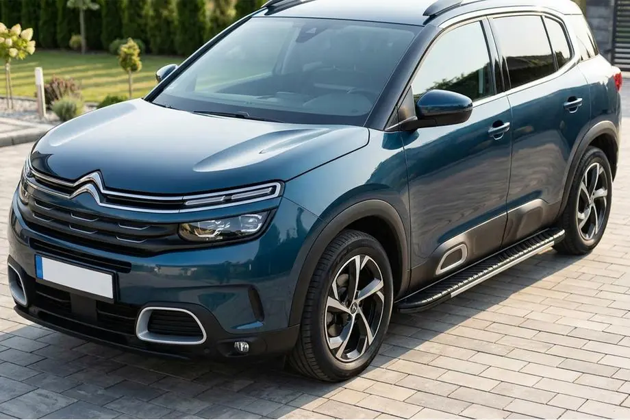 Citroen C5 Aircross 2017-2025 Side Steps Bosphore Grey (2 pcs, Aluminum) Image