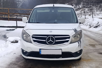 Mercedes Citan 2013-2021 Chrome Grille Covers (5 pcs, Stainless Steel) Carmos - Turkish Stainless Steel photo 2