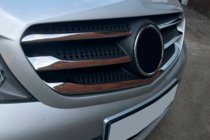 Mercedes Citan 2013-2021 Chrome Grille Covers (5 pcs, Stainless Steel) Carmos - Turkish Stainless Steel photo 6