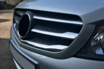 Mercedes Citan 2013-2021 Chrome Grille Covers (5 pcs, Stainless Steel) Carmos - Turkish Stainless Steel photo 7