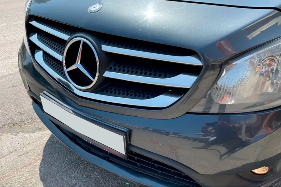 Mercedes Citan 2013-2021 Chrome Grille Covers (5 pcs, Stainless Steel) Photo 3
