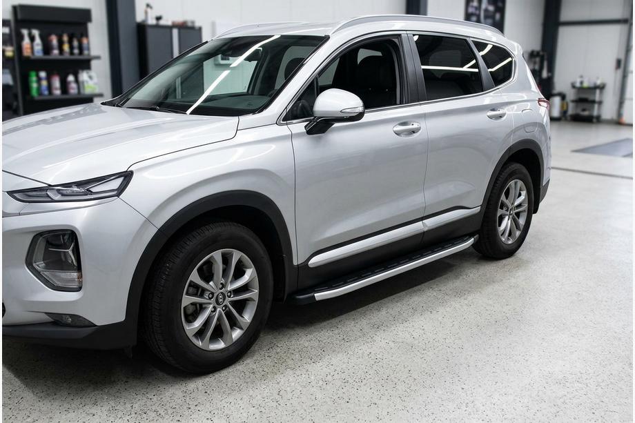 Hyundai Santa Fe 4 2018-2023 Side Steps Duru (2 pcs, Aluminum) Image
