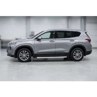 Side Steps Maya V2 (2 pcs, Aluminum) Hyundai Santa Fe 4 2018-2023 photo 1