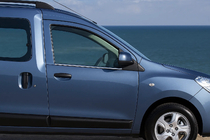 Renault Dokker 2013-2022 Window Trim (2 pcs, Stainless Steel) Carmos - Turkish Stainless Steel photo 2