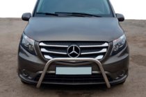 Mercedes Vito/V-class W447 2014- Bull Bar WT006 (Stainless Steel) photo 5