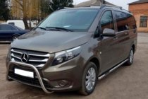 Mercedes Vito/V-class W447 2014- Bull Bar WT006 (Stainless Steel) photo 2