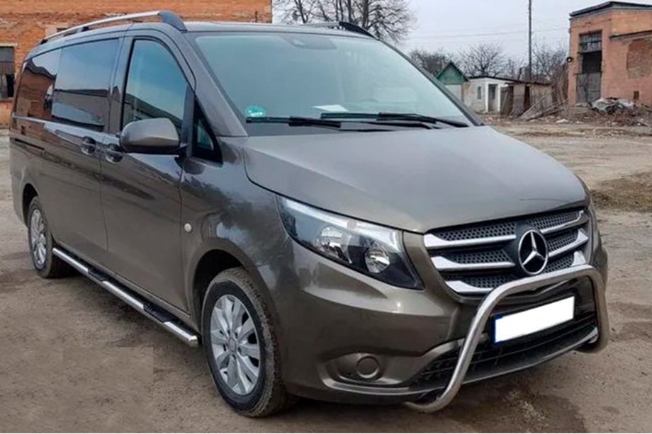 Mercedes Vito/V-class W447 2014- Bull Bar WT006 (Stainless Steel) Image