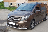 Mercedes Vito/V-class W447 2014- Front Bar ST008 (Stainless Steel) photo 2