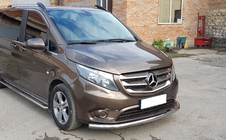 Mercedes Vito/V-class W447 2014- Front Bar ST008 (Stainless Steel) photo 3