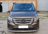 Mercedes Vito/V-class W447 2014- Front Bar ST008 (Stainless Steel) photo 1