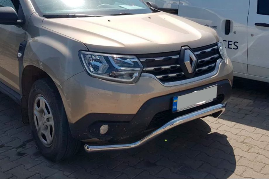 Renault Duster 2018-2024 Front Bar WT008 (Stainless Steel) Photo 2