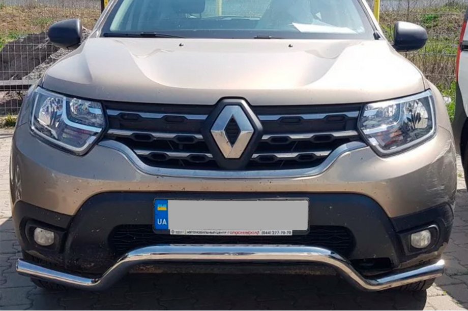 Renault Duster 2018-2024 Front Bar WT008 (Stainless Steel) Photo 4