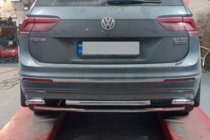 Volkswagen Tiguan 2016-2023 Rear Guard AK001-2 (Stainless Steel) photo 2