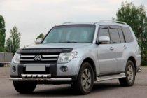 Mitsubishi Pajero Wagon IV 2006-2021 Front Bull Bar ST015-13 (Stainless Steel) photo 4