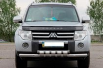 Mitsubishi Pajero Wagon IV 2006-2021 Front Bull Bar ST015-13 (Stainless Steel) photo 1
