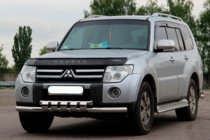 Mitsubishi Pajero Wagon IV 2006-2021 Front Bull Bar ST015-13 (Stainless Steel) photo 3